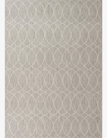 7' 10 x 11' Easy-Clean Trellis Indoor / Outdoor Rug