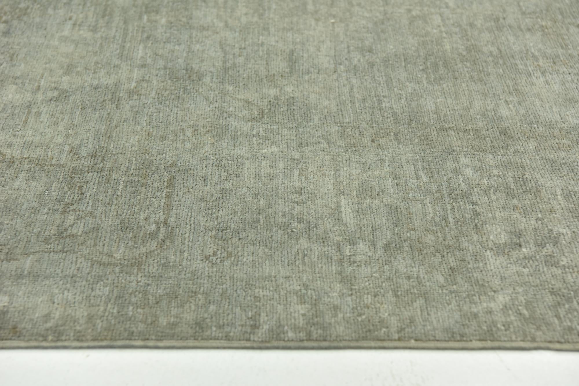 6' 8 x 9' 3 Hand Knotted Over-Dyed Ziegler Rug