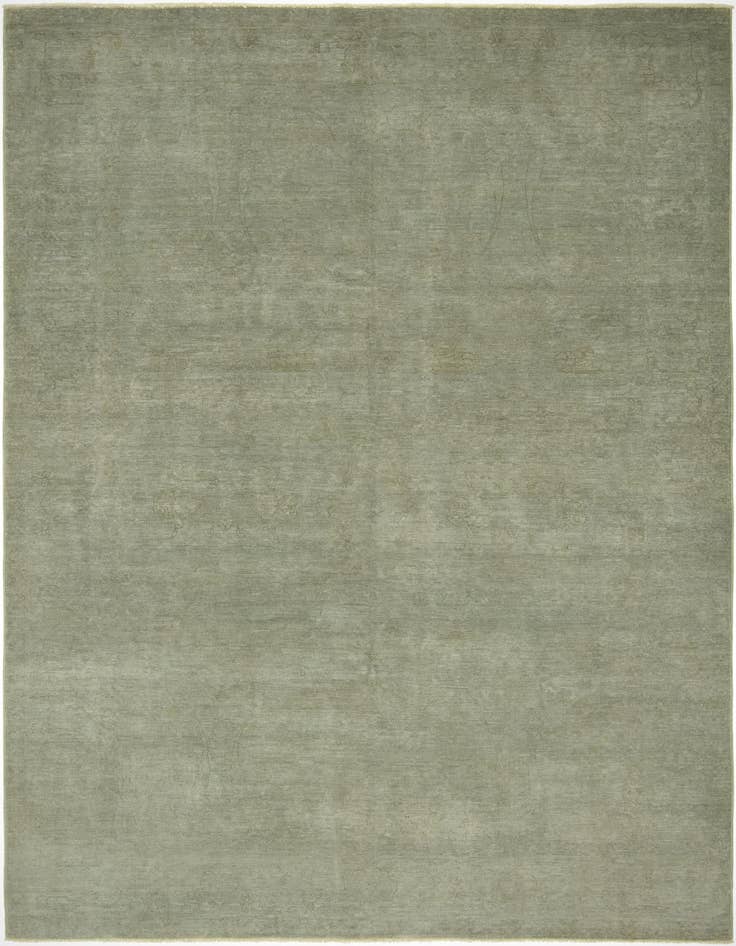 Detail image of 6' 8 x 9' 3 Hand Knotted Over-Dyed Ziegler Rug