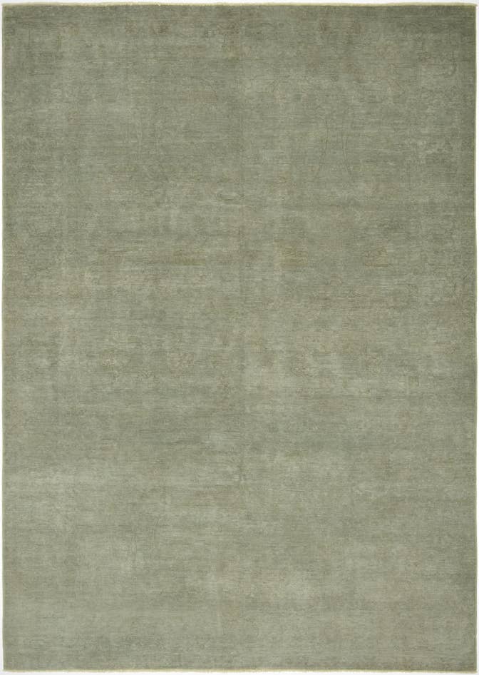 Detail image of 6' 8 x 9' 3 Hand Knotted Over-Dyed Ziegler Rug
