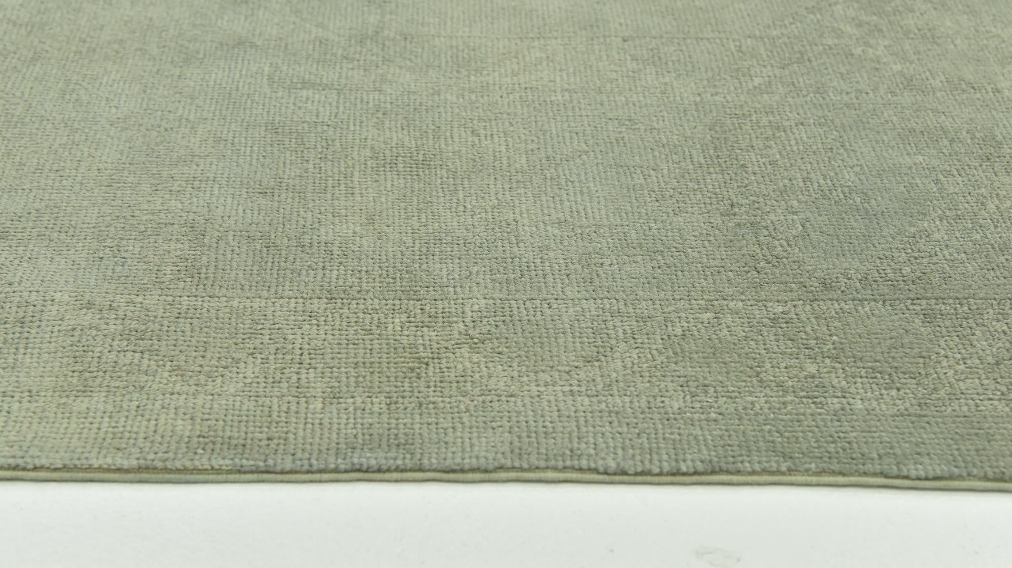 7' 7 x 10' Hand Knotted Over-Dyed Ziegler Rug