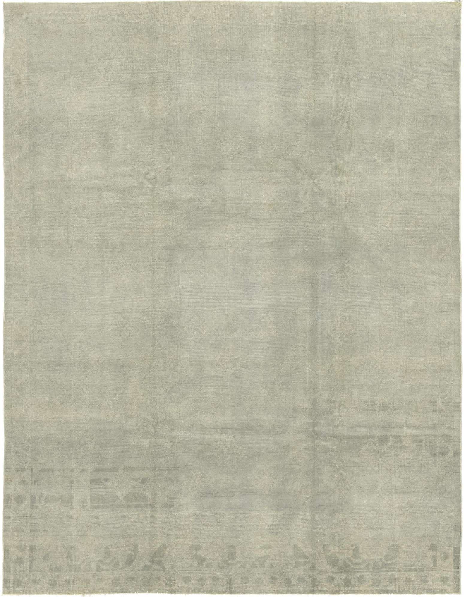 7' 7 x 10' Hand Knotted Over-Dyed Ziegler Rug
