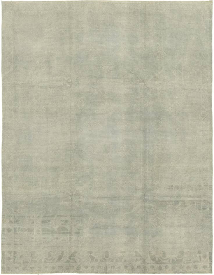 Detail image of 7' 7 x 10' Hand Knotted Over-Dyed Ziegler Rug
