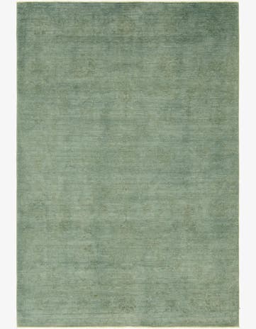 6' 3 x 9' 3 Hand Knotted Over-Dyed Ziegler Rug
