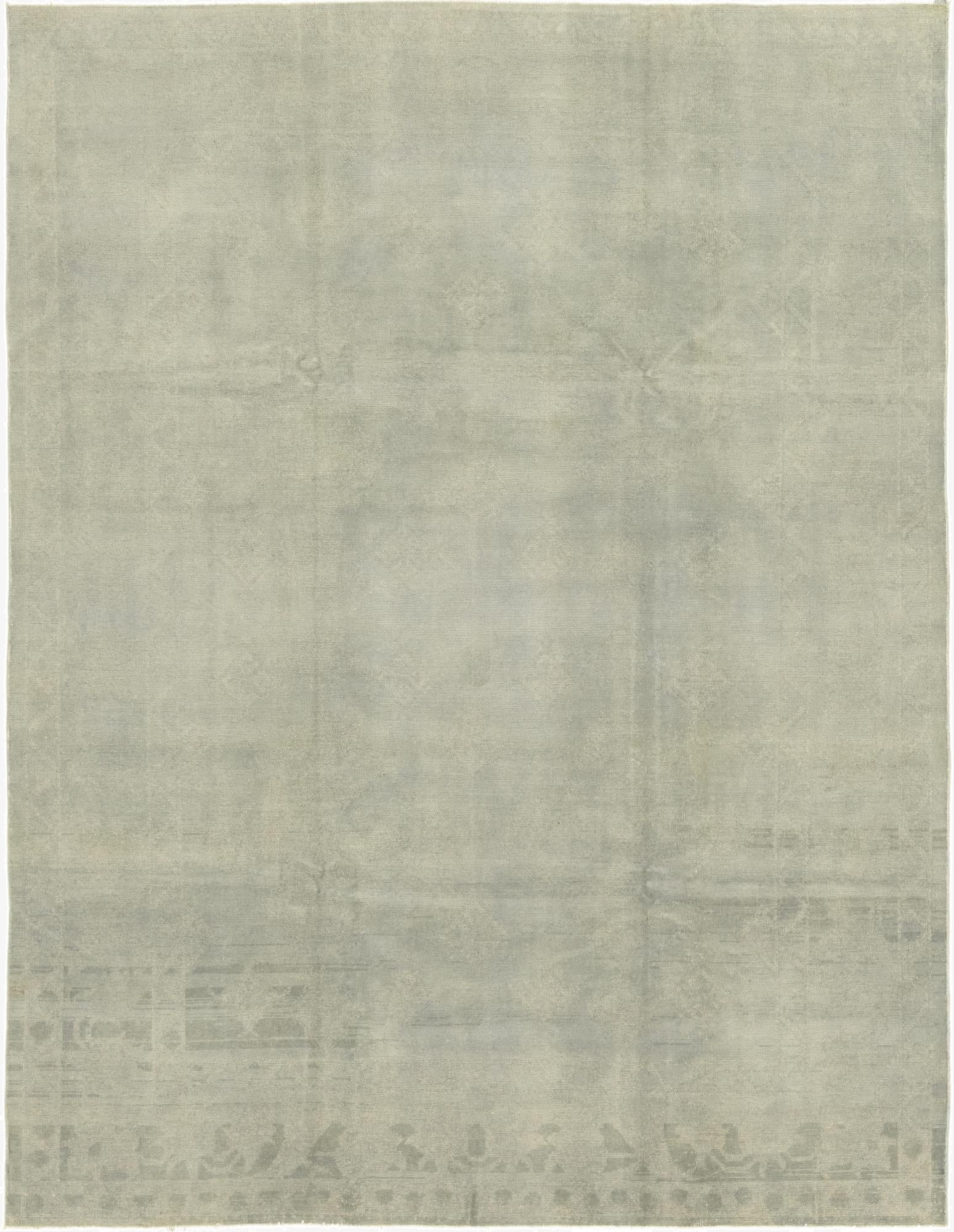 7' 7 x 10'  Hand Knotted Over-Dyed Ziegler Rug
