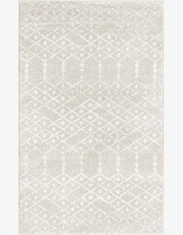 Light Gray Paxon Trellis Rug