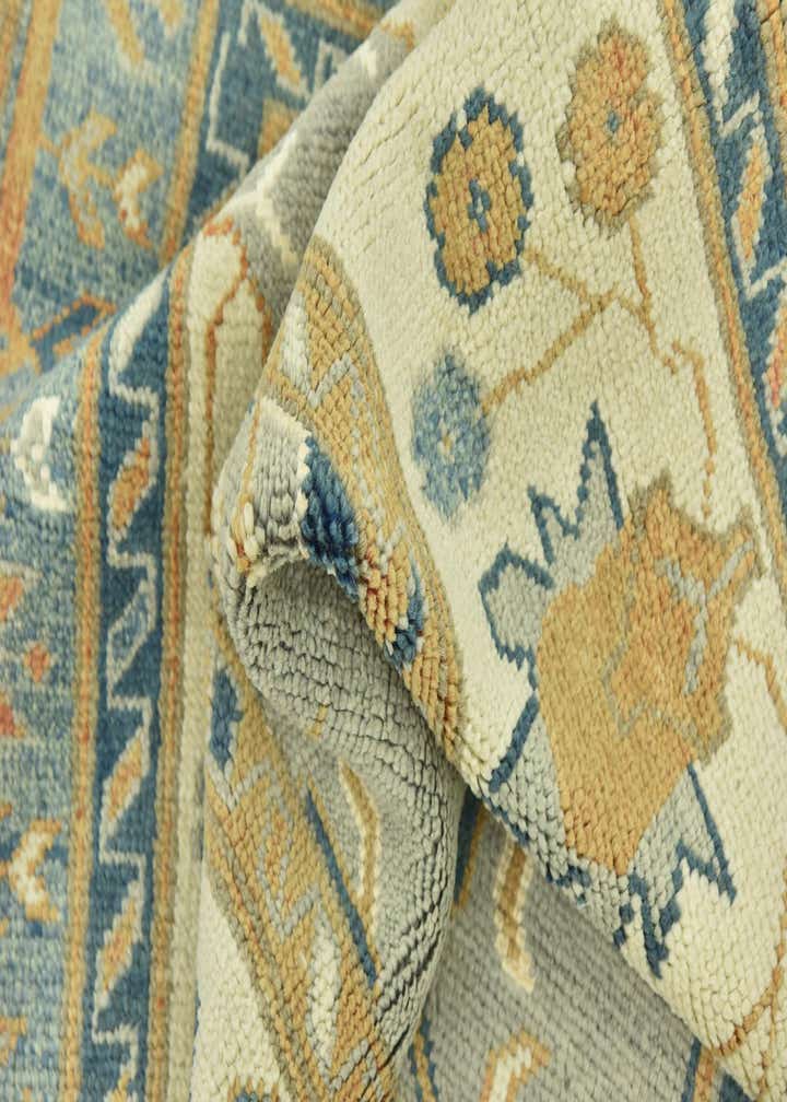 9' 4 x 12' 7 Hand Knotted Peshawar Ziegler Wool Rug