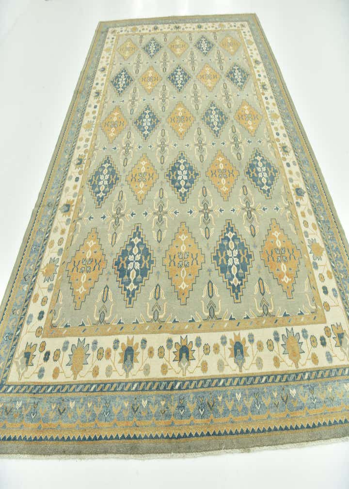 9' 4 x 12' 7 Hand Knotted Peshawar Ziegler Wool Rug