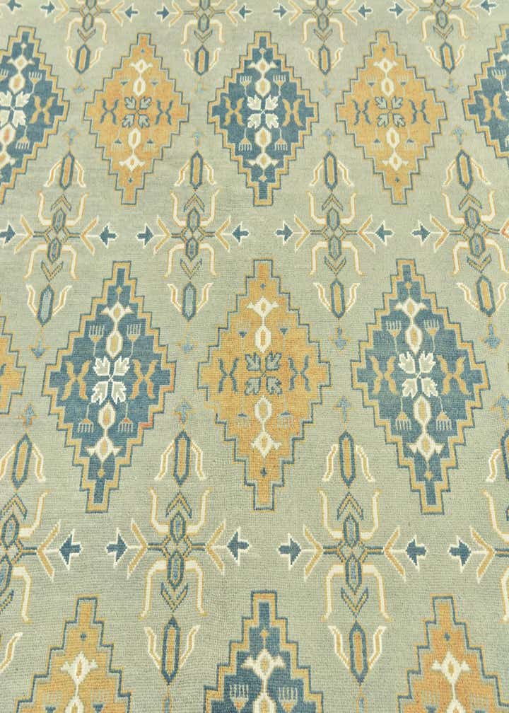 9' 4 x 12' 7 Hand Knotted Peshawar Ziegler Wool Rug