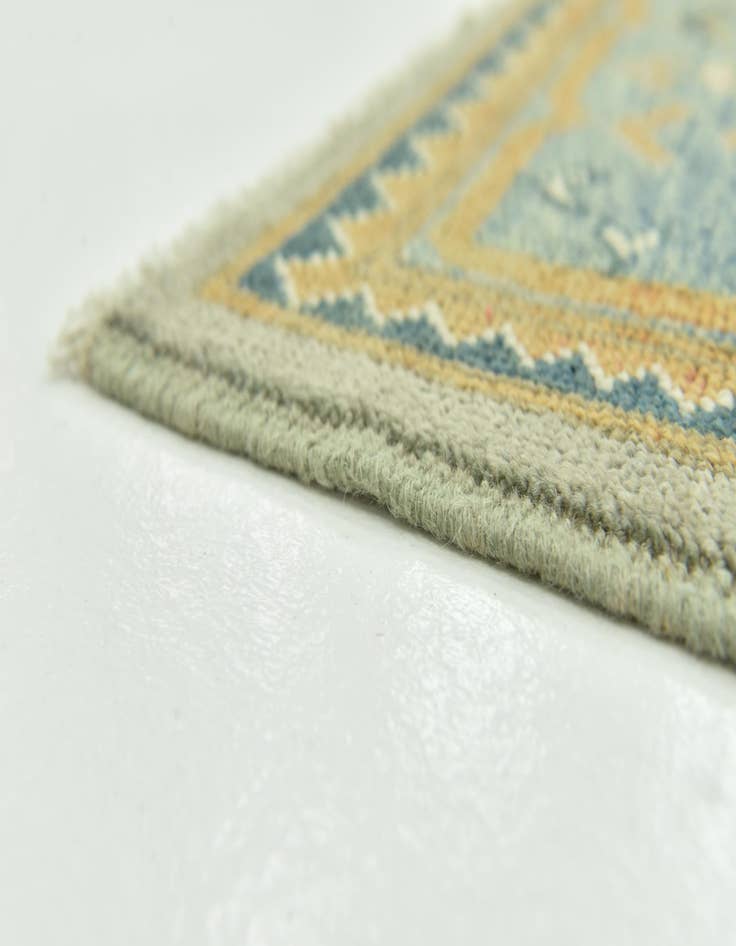 Detail image of 9' 4 x 12' 7  Hand Knotted Peshawar Ziegler Wool Rug