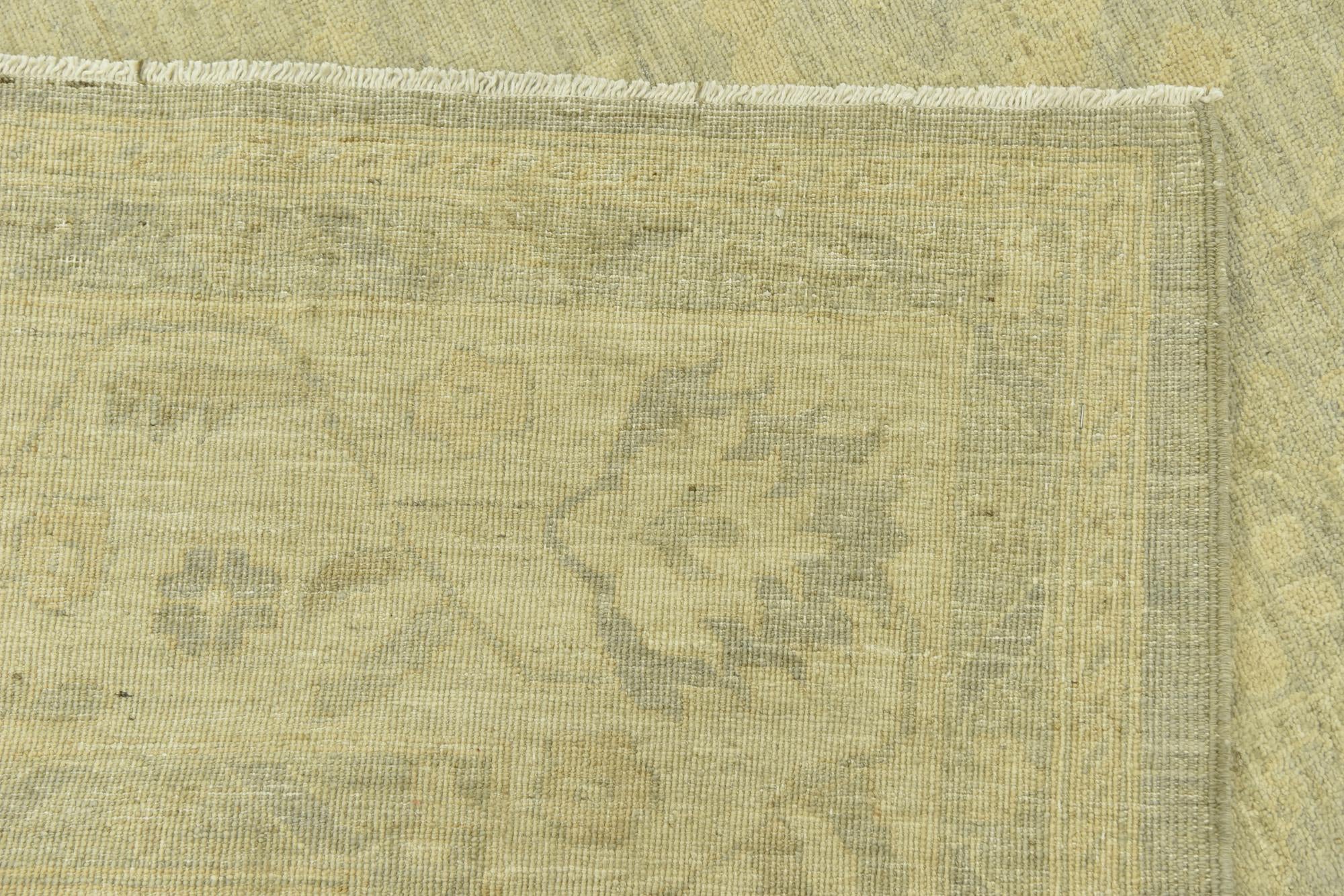 9' x 12' 3 Hand Knotted Peshawar Ziegler Rug