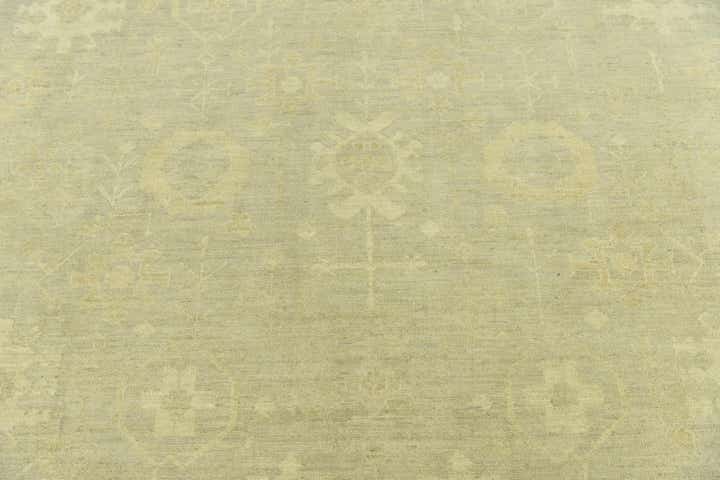 9' x 12' 3 Hand Knotted Peshawar Ziegler Rug