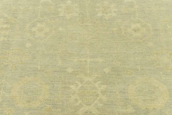 9' x 12' 3 Hand Knotted Peshawar Ziegler Rug