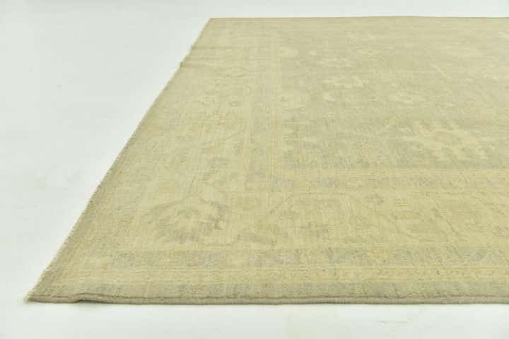9' x 12' 3 Hand Knotted Peshawar Ziegler Rug