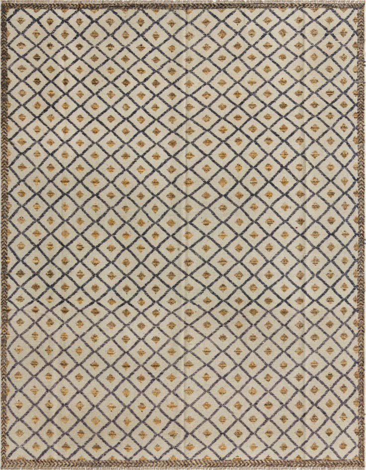 Detail image of 8' x 10' 5 Hand Knotted Peshawar Ziegler Wool Rug