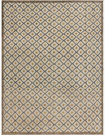8' x 10' 5 Hand Knotted Peshawar Ziegler Wool Rug