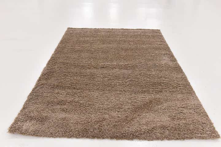 5' 3 x 7' 6 Solid Shag Rug
