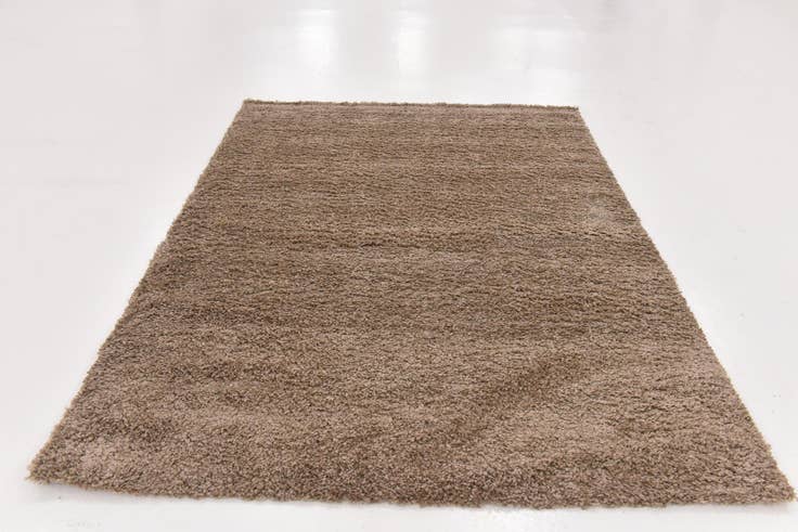 Detail image of 5' 3 x 7' 6 Solid Shag Rug