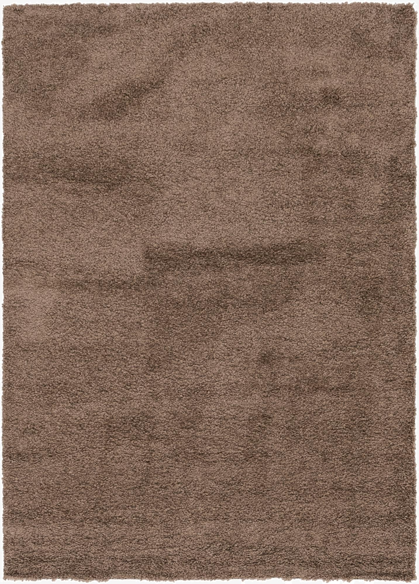 5' 3 x 7' 6 Solid Shag Rug