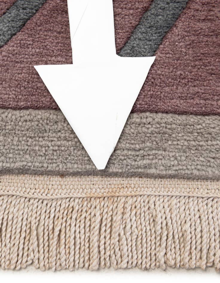 Detail image of 9' 11 x 13'  Hand Knotted Tibet Wool Rug