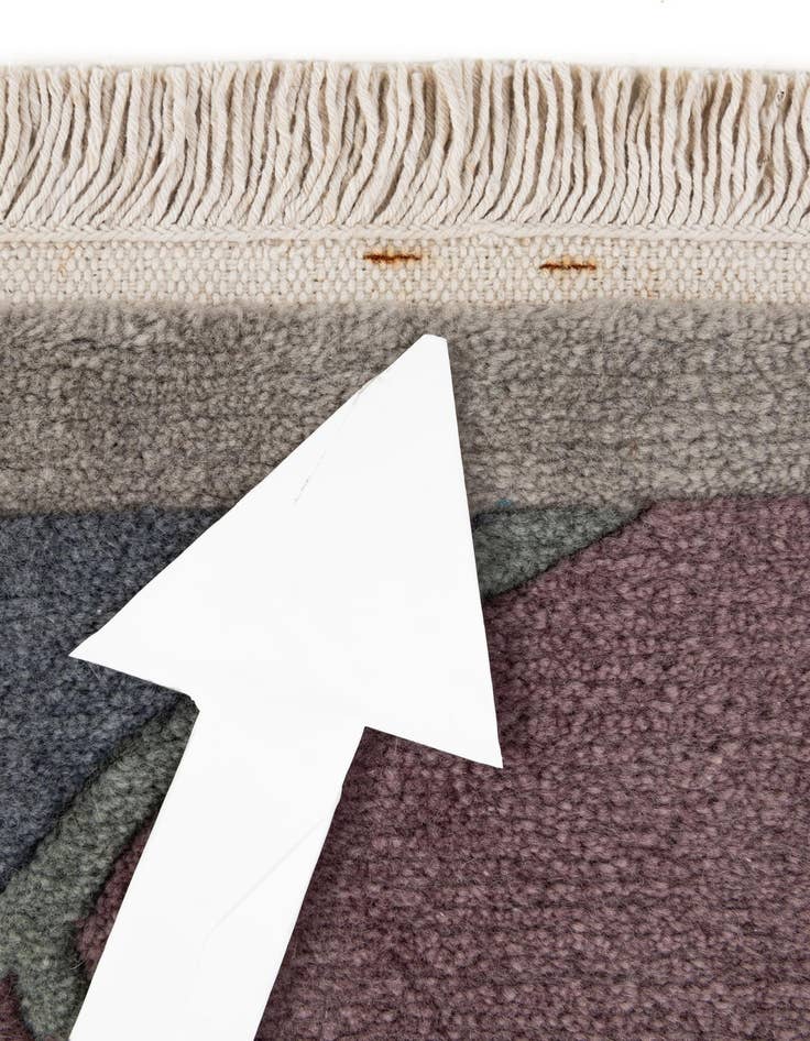 Detail image of 9' 11 x 13'  Hand Knotted Tibet Wool Rug