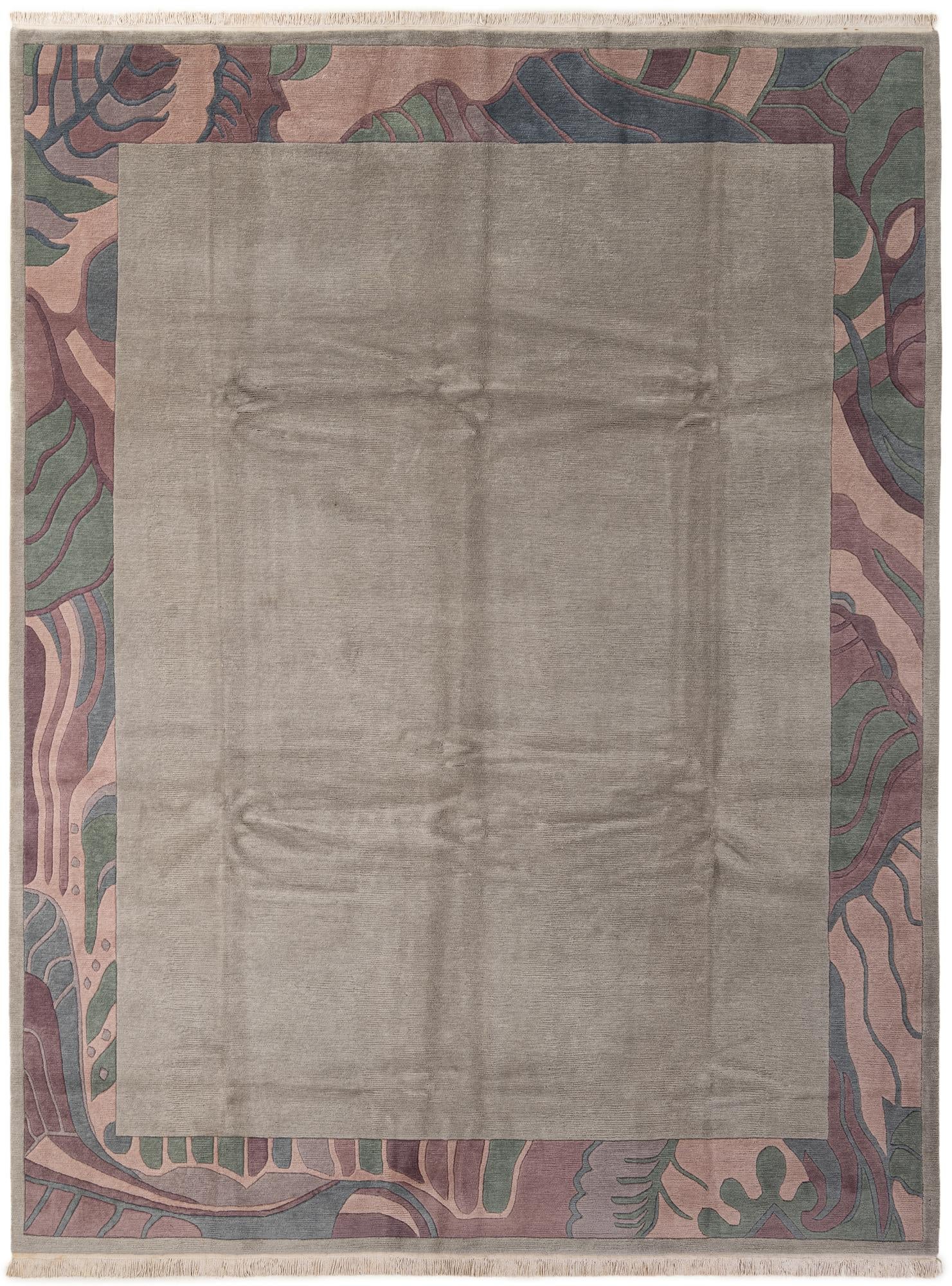9' 11 x 13' Hand Knotted Tibet Wool Rug