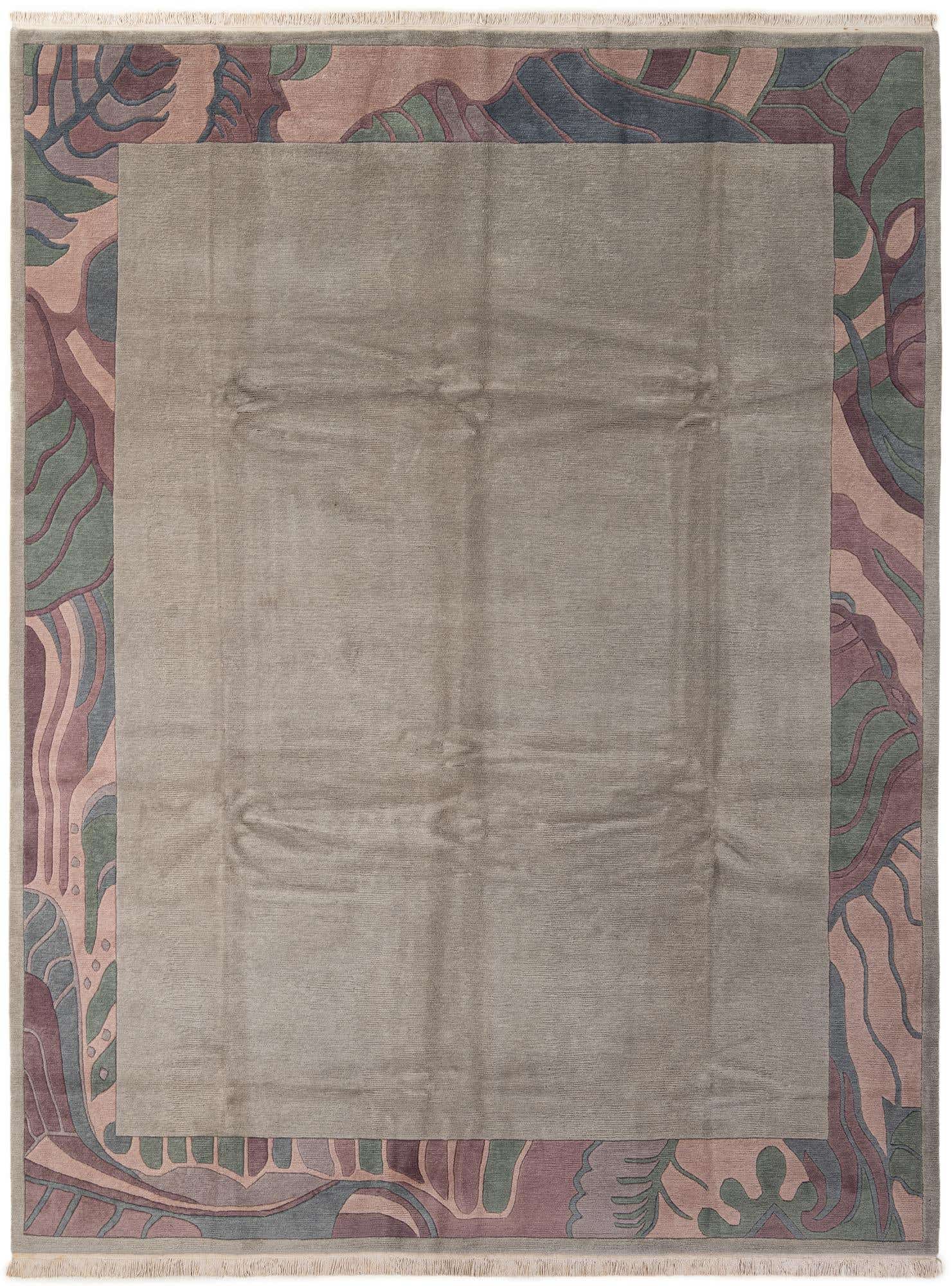 9' 11 x 13' Hand Knotted Tibet Wool Rug