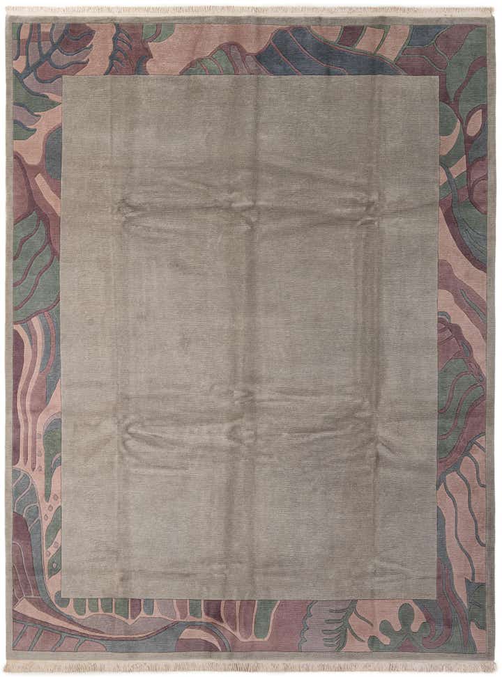9' 11 x 13' Hand Knotted Tibet Wool Rug