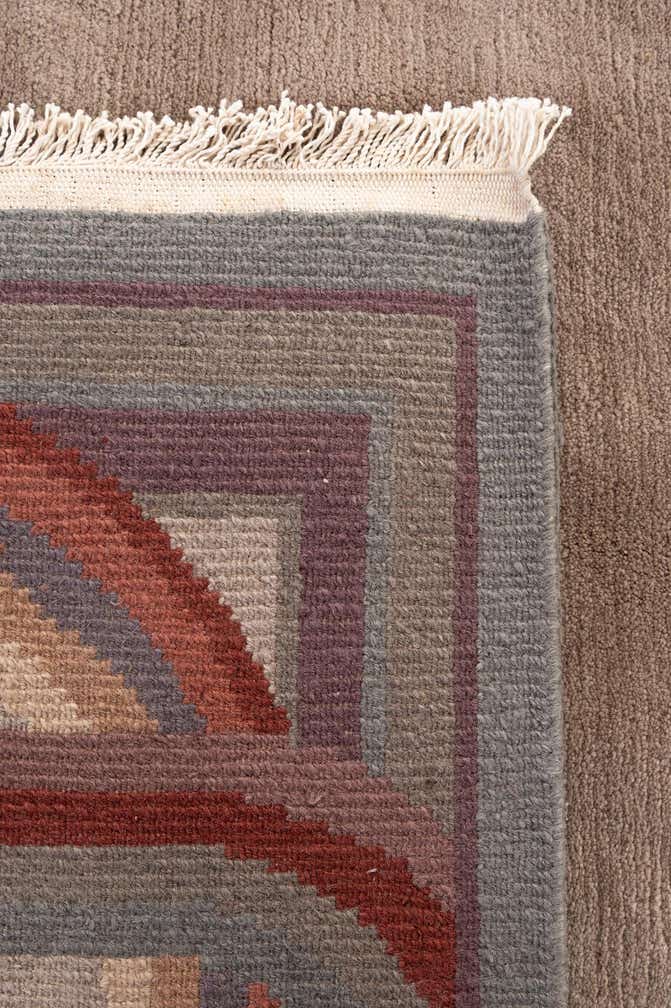 8' 3 x 9' 11 Hand Knotted Tibet Wool Rug