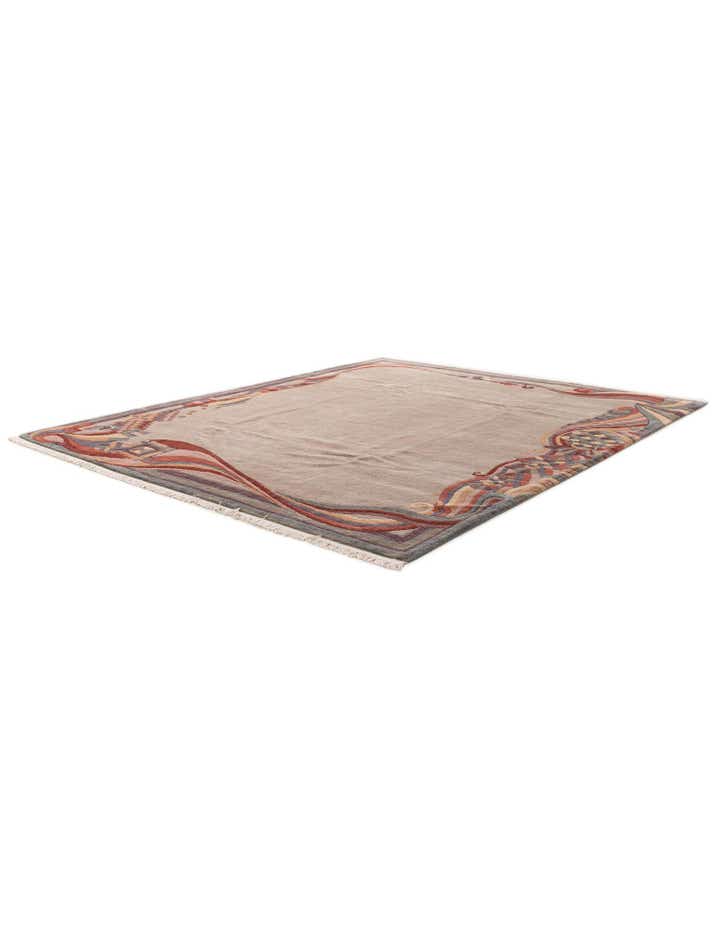 8' 3 x 9' 11 Hand Knotted Tibet Wool Rug
