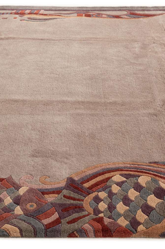 8' 3 x 9' 11 Hand Knotted Tibet Wool Rug
