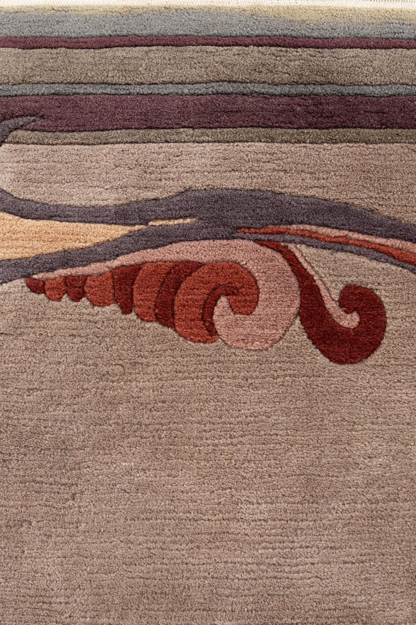 8' 3 x 9' 11 Hand Knotted Tibet Wool Rug