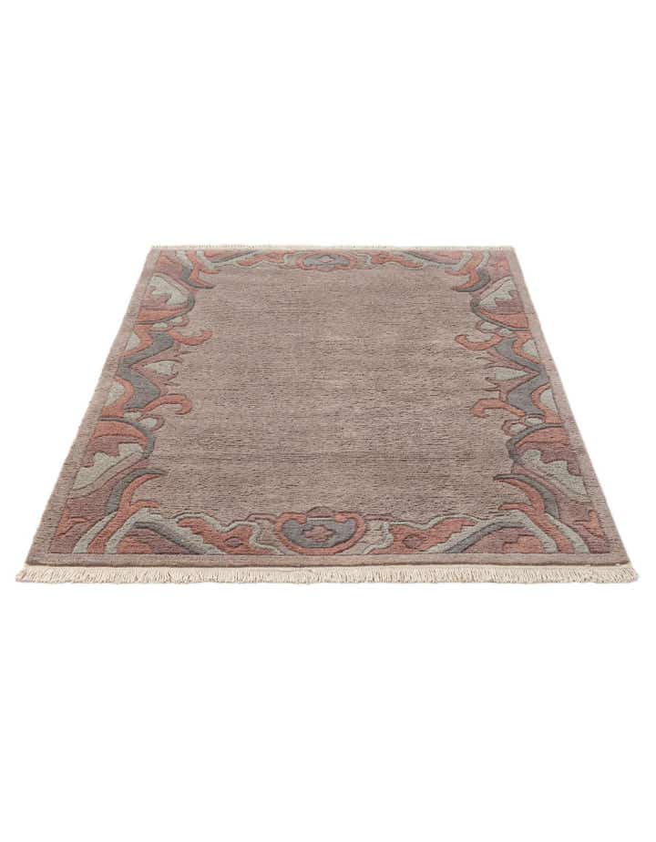 4' x 6' Hand Knotted Tibet Wool Rug