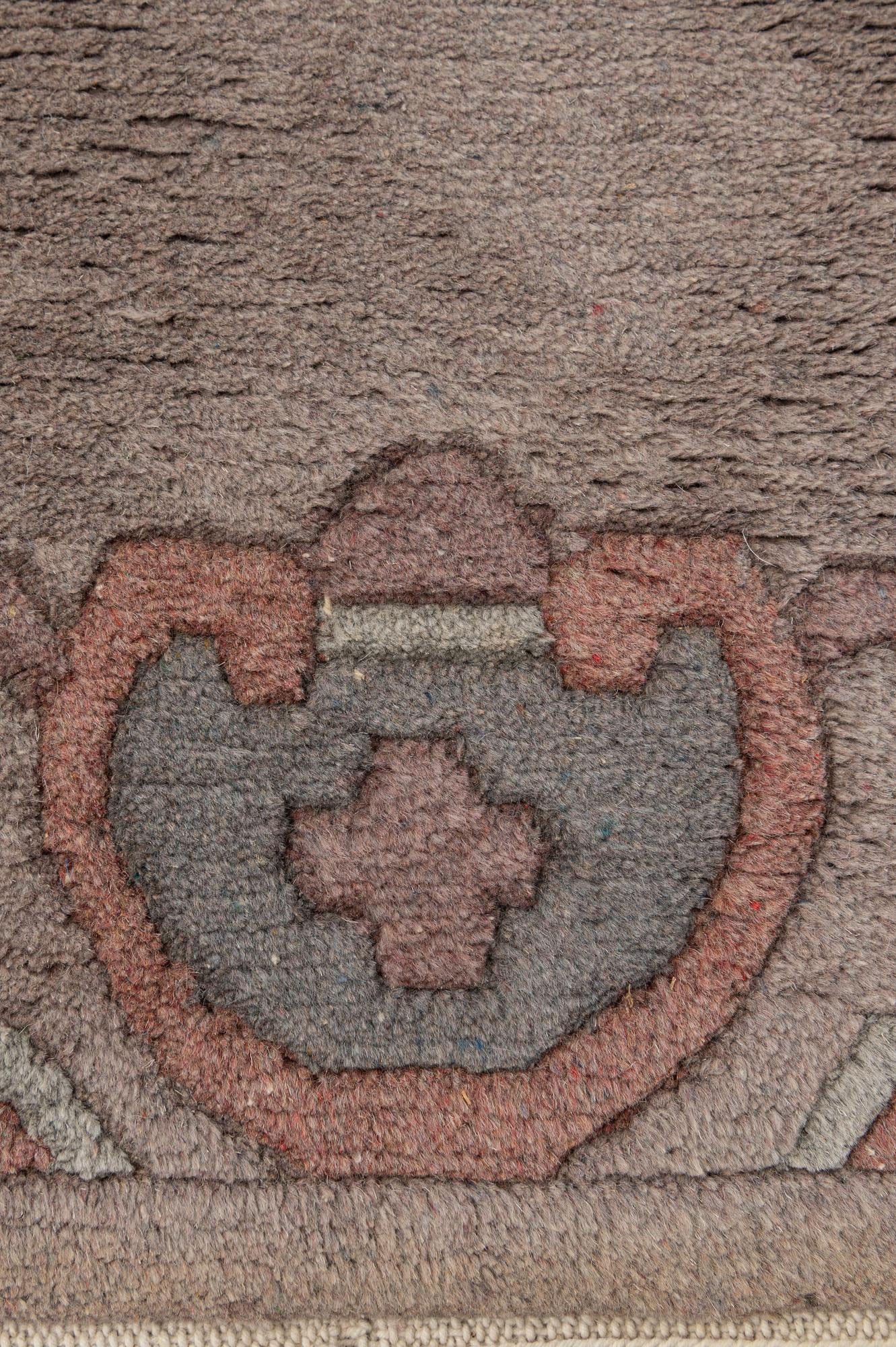 4' x 6' Hand Knotted Tibet Wool Rug