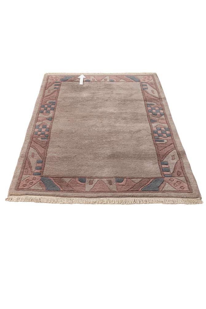 4' x 5' 10 Hand Knotted Tibet Wool Rug