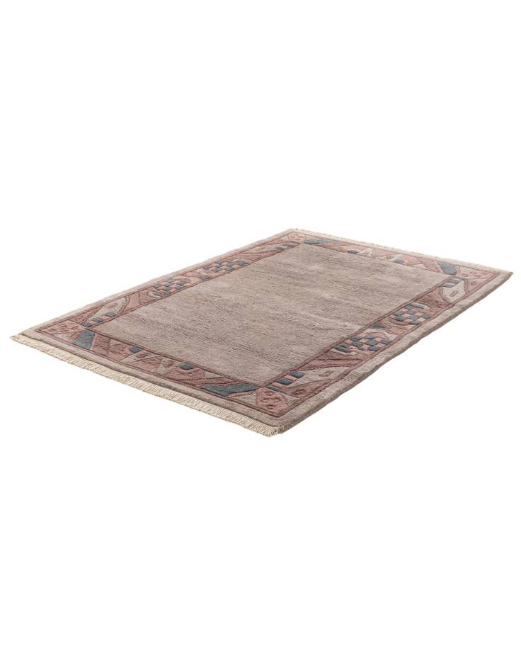 Detail image of 4' x 5' 10 Hand Knotted Tibet Wool Rug