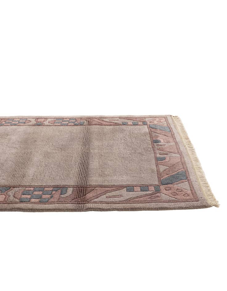 Detail image of 4' x 5' 10  Hand Knotted Tibet Wool Rug