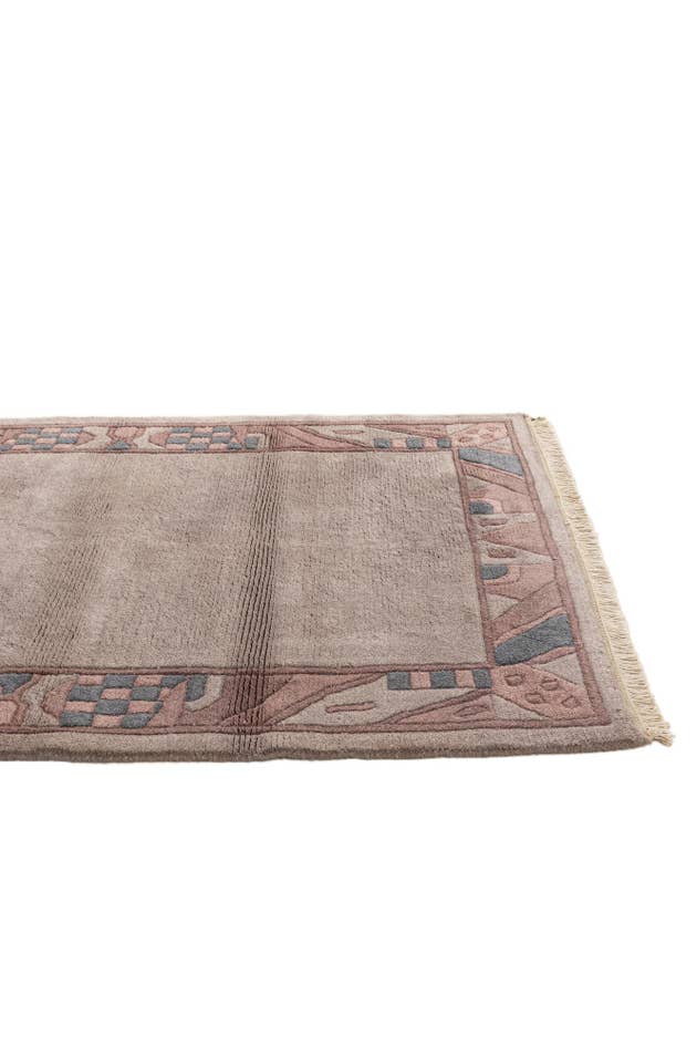 Detail image of 4' x 5' 10 Hand Knotted Tibet Wool Rug