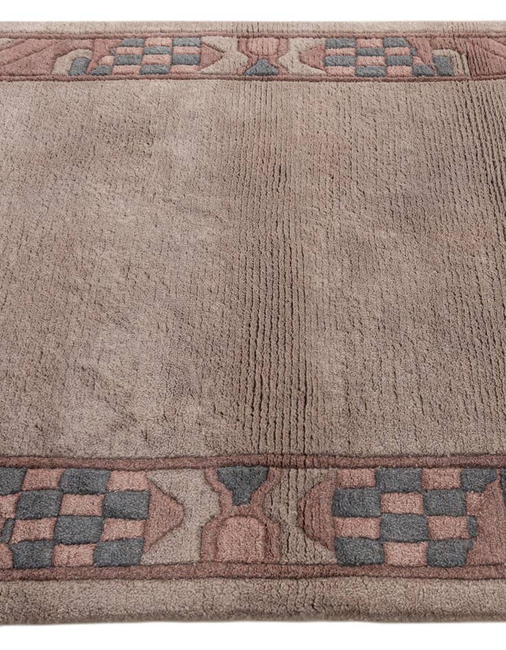 Detail image of 4' x 5' 10  Hand Knotted Tibet Wool Rug