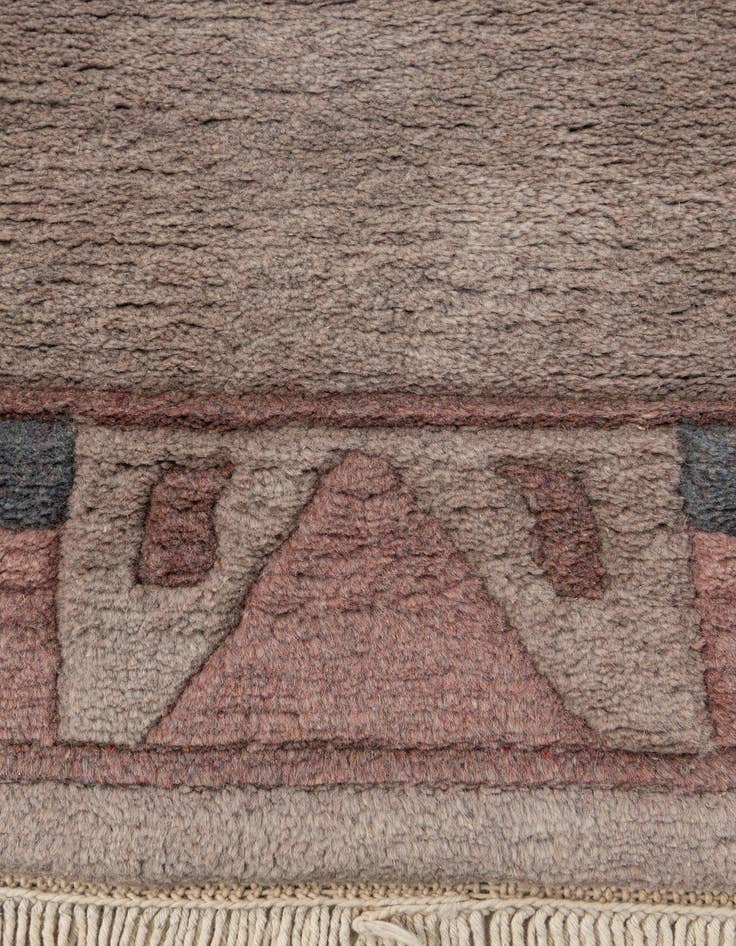 Detail image of 4' x 5' 10  Hand Knotted Tibet Wool Rug