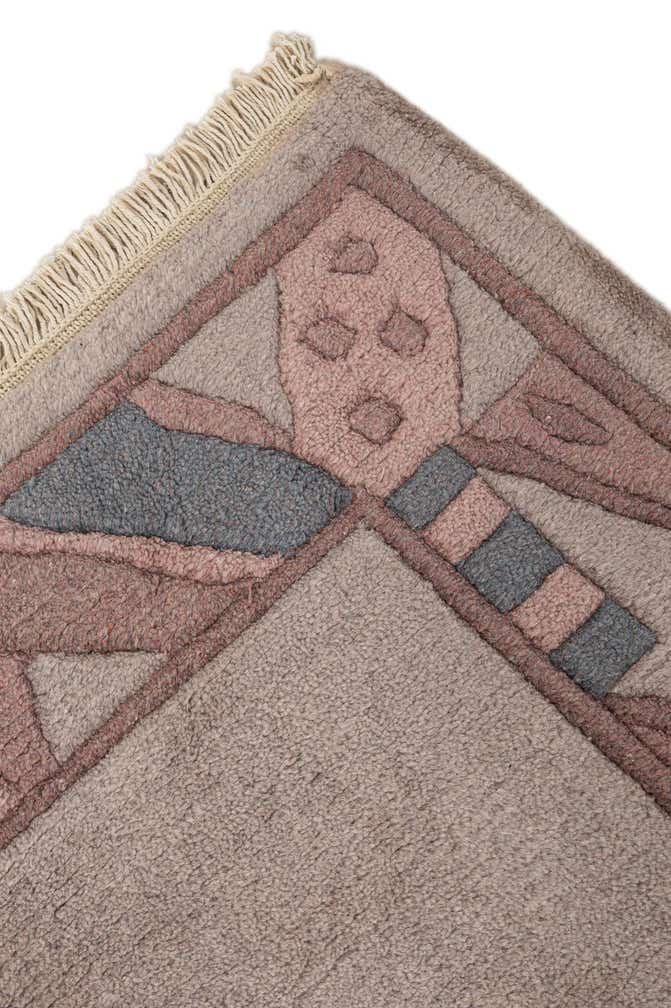 4' x 5' 10 Hand Knotted Tibet Wool Rug