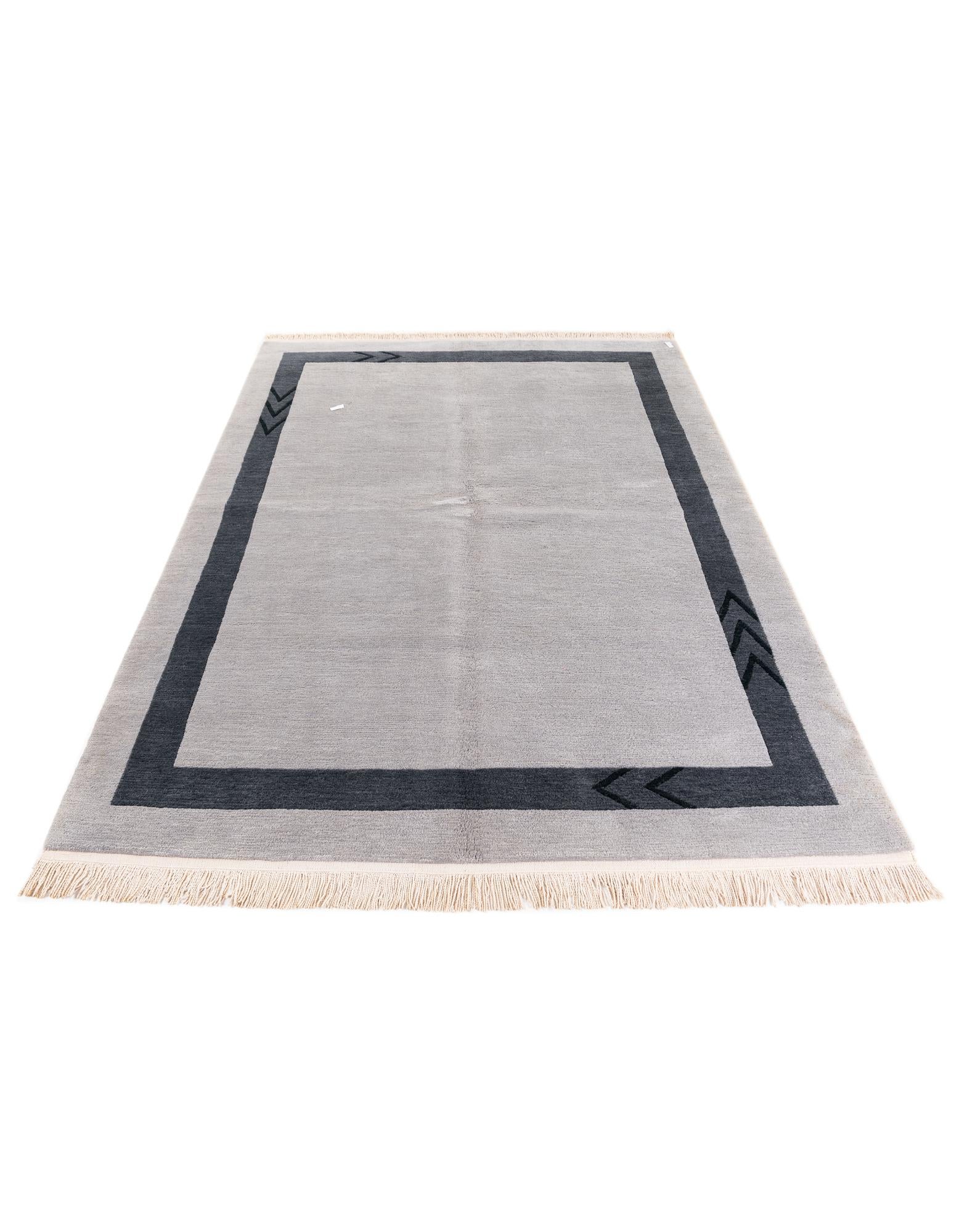 5' 8 x 7' 9 Hand Knotted Tibet Wool Rug