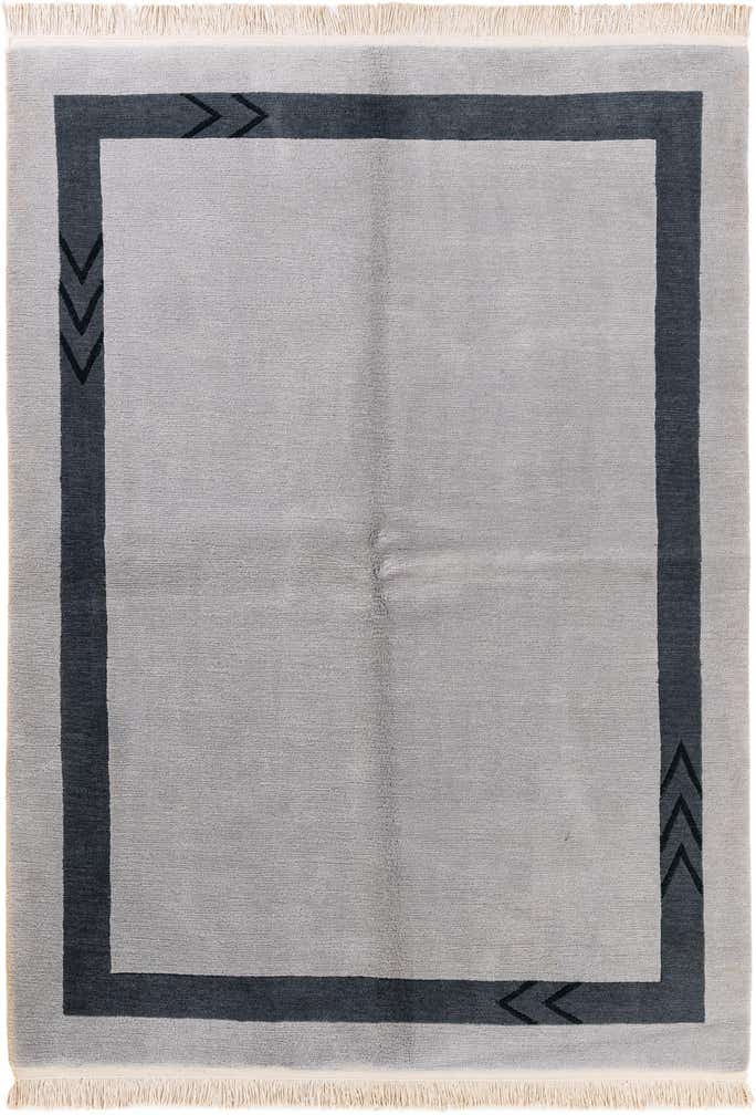 5' 8 x 7' 9 Hand Knotted Tibet Wool Rug