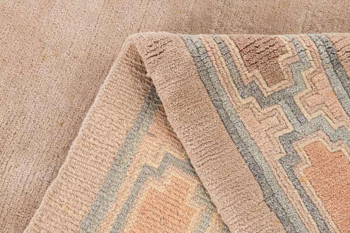 6' 6 x 9' 8 Hand Knotted Tibet Wool Rug