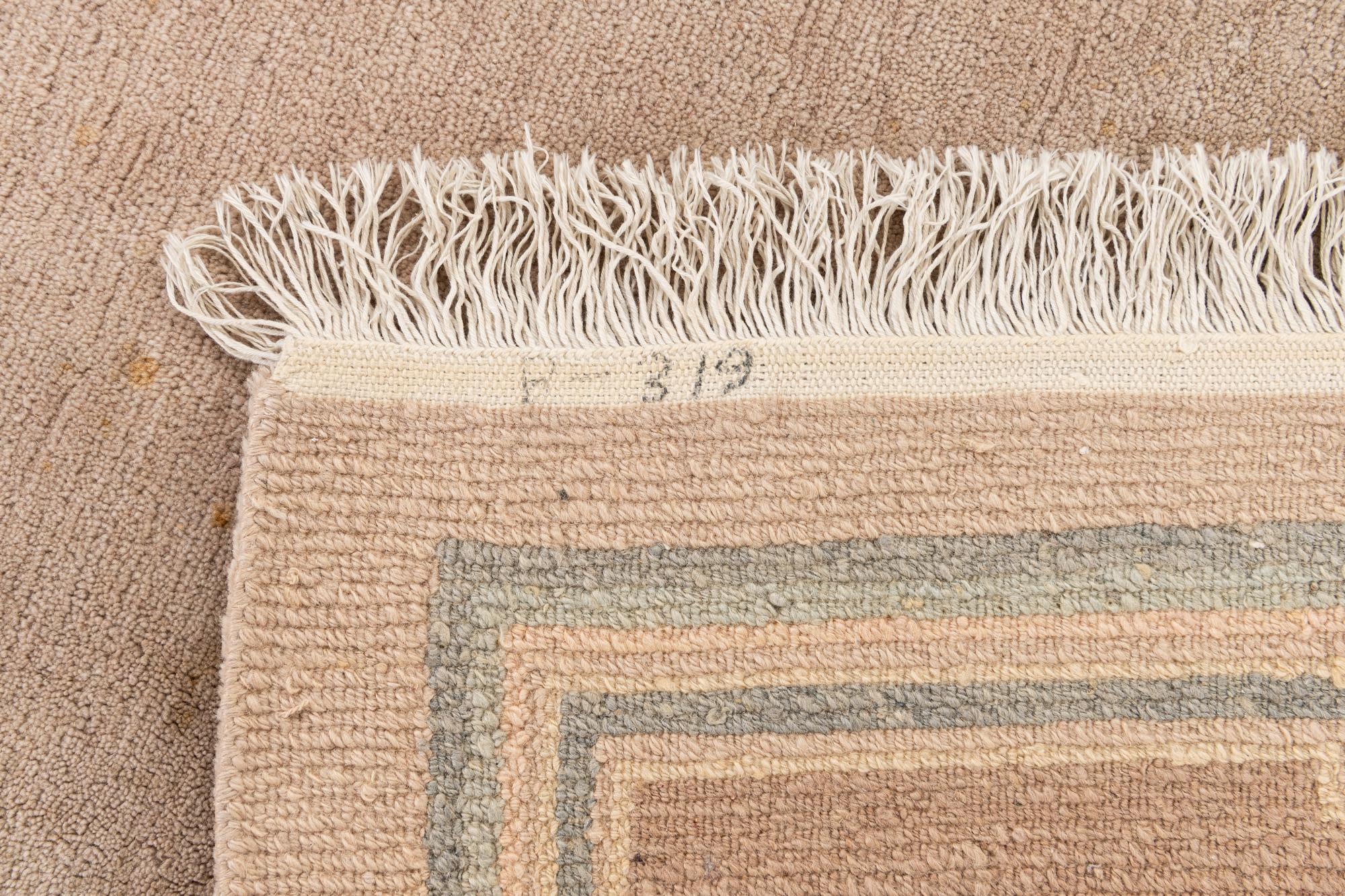 6' 6 x 9' 8 Hand Knotted Tibet Wool Rug