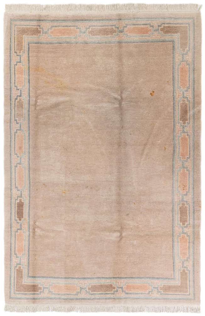 6' 6 x 9' 8 Hand Knotted Tibet Wool Rug