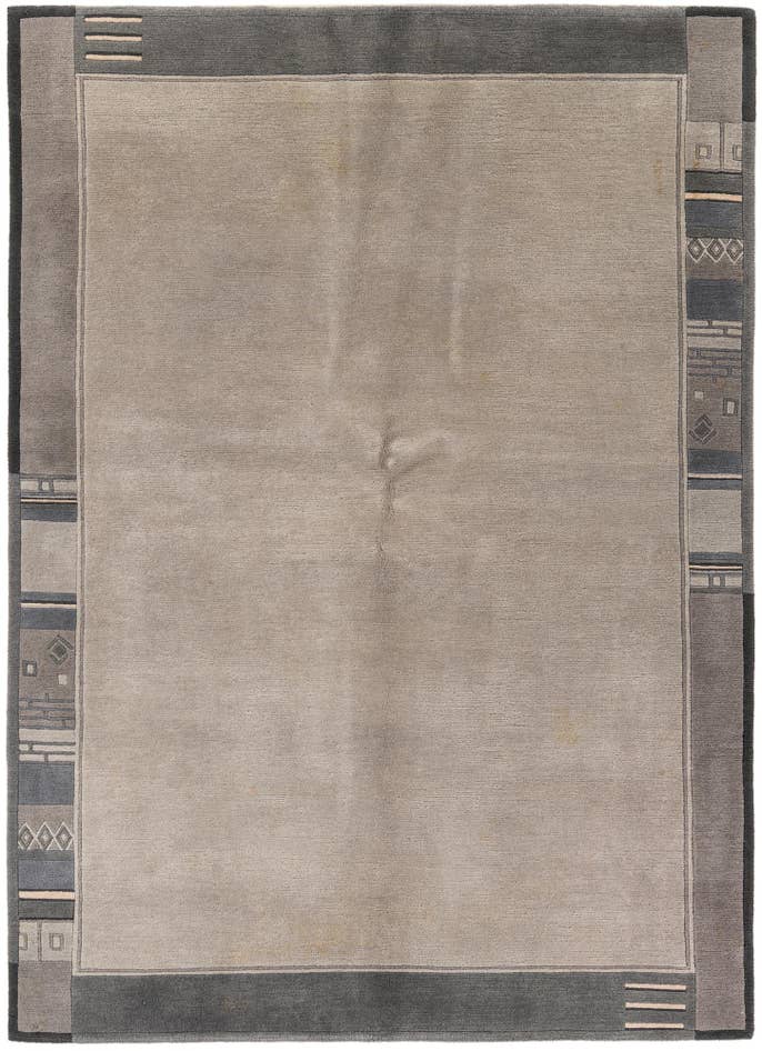 Detail image of 5' 8 x 7' 10 Hand Knotted Tibet Wool Rug