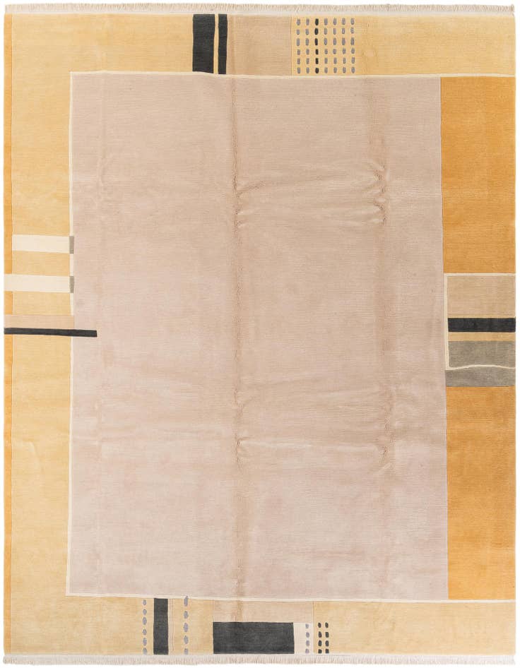 Detail image of 9' 10 x 13' 1 Hand Knotted Tibet Wool Rug