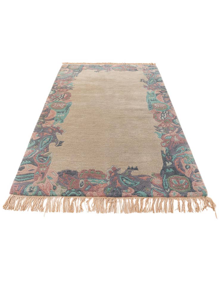 Detail image of 3' 2 x 5' 4 Hand Knotted Tibet Wool Rug
