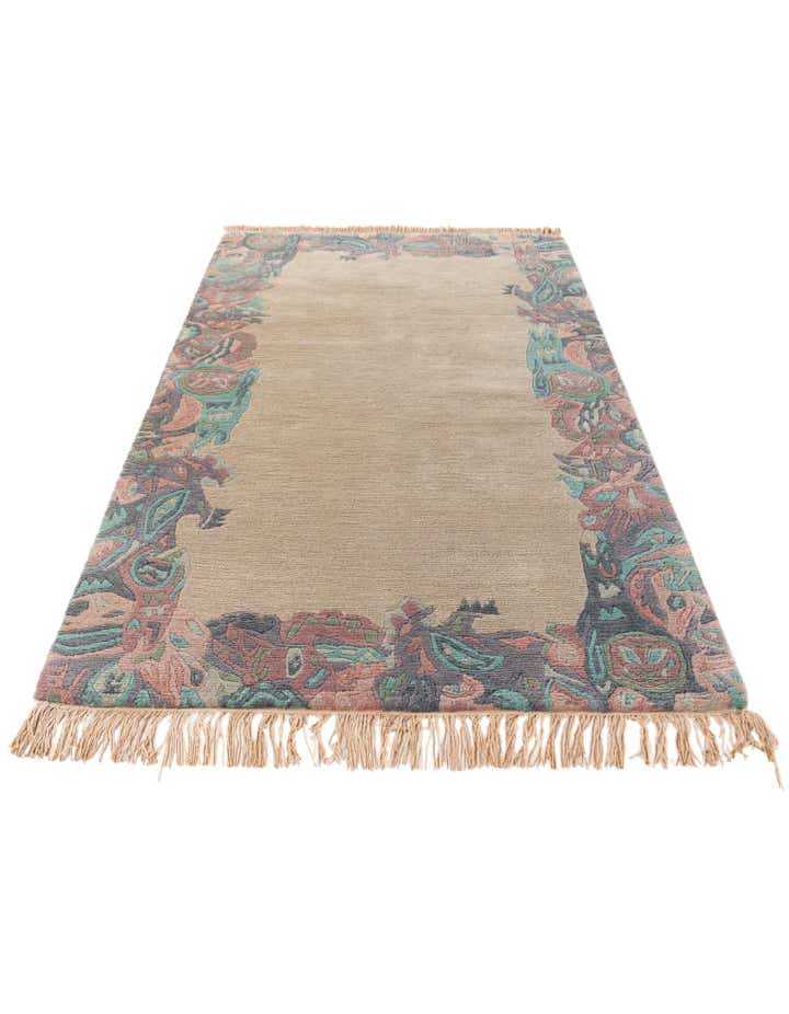 95cm x 165cm anudado a mano Tibet Alfombra Lana